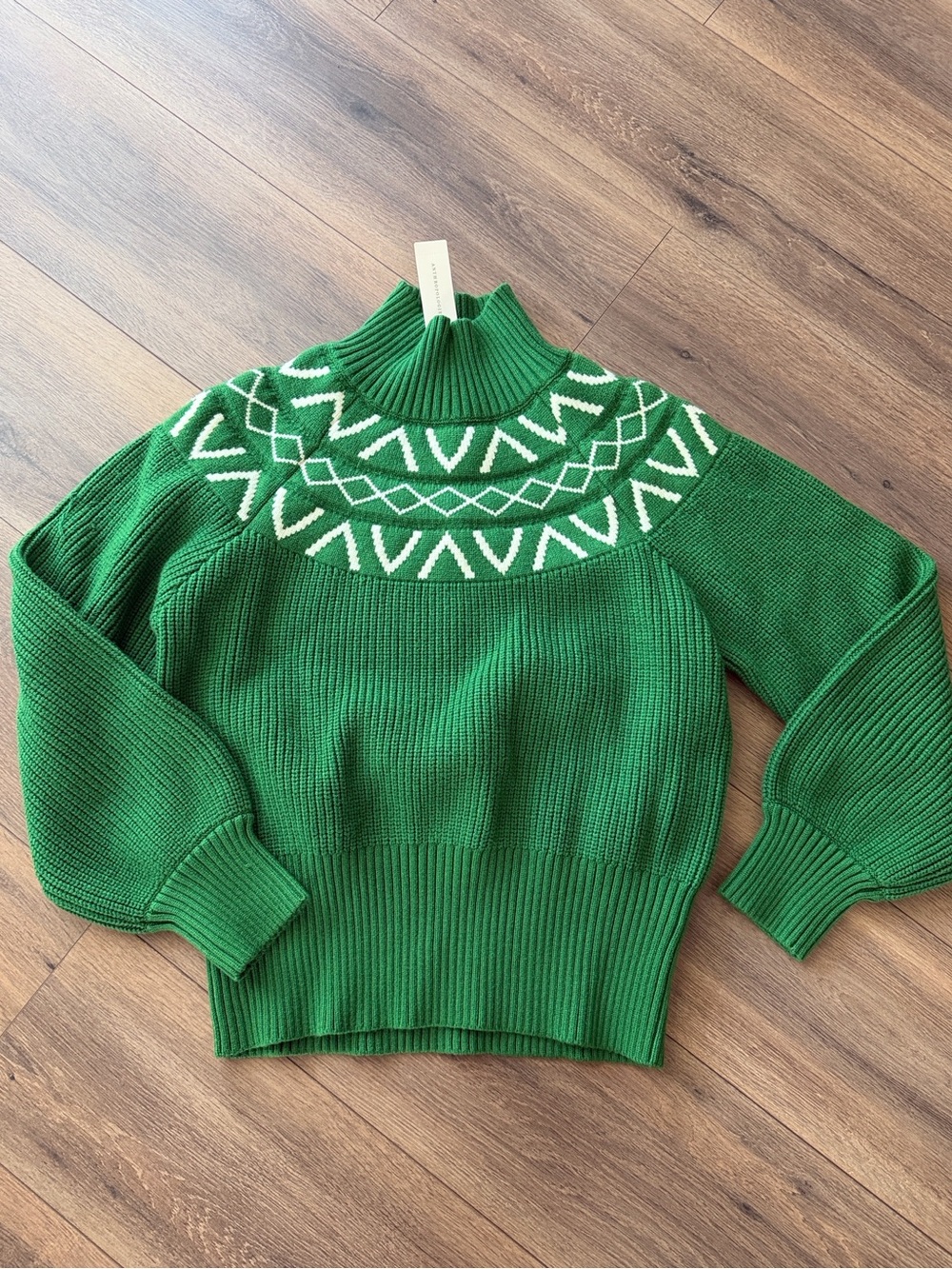 VARLEY Marcie Fairisle Knit Sweater- size Small - Picture 3 of 10